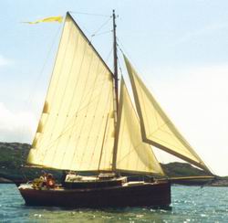 Fanaide under Sail